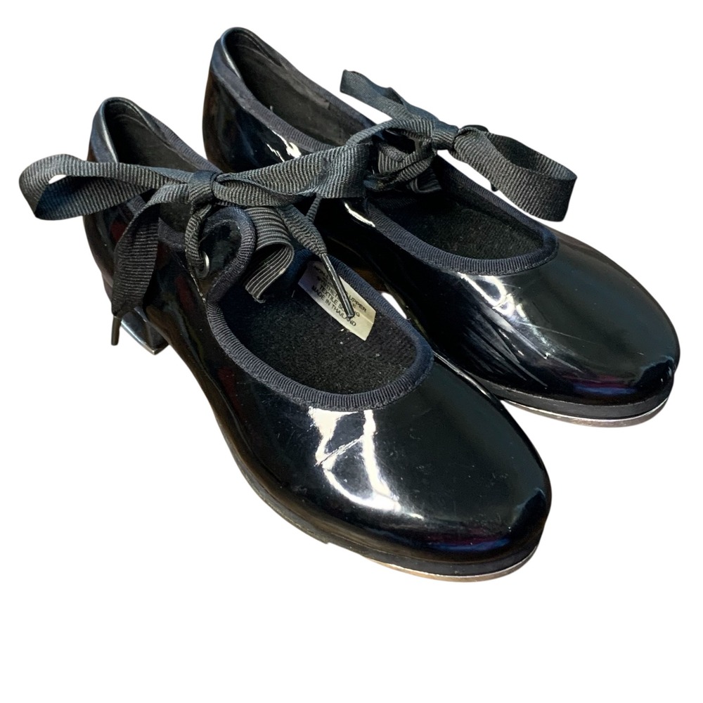 Bloch children's black patent tap‎ shoe. Size 11